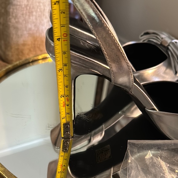 Silver Bow Heels for Women - Picture 5 of 6